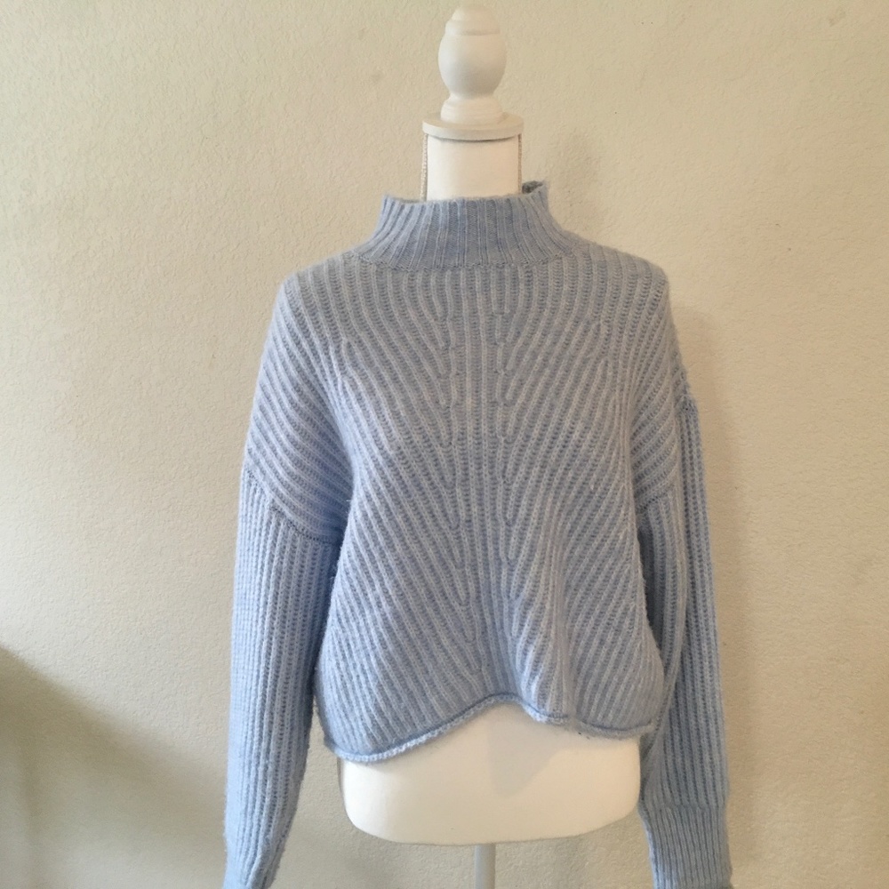 Sky blue sweater